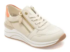 Pantofi sport REMONTE albi, D0T10, din piele ecologica imagine