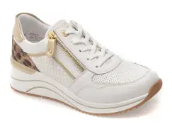 Pantofi sport REMONTE albi, D0T10, din piele naturala imagine