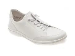 Pantofi sport REMONTE albi, D1E07, din piele naturala imagine
