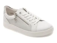Pantofi sport REMONTE albi, D2E00, din piele naturala imagine