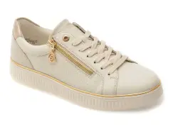 Pantofi sport REMONTE albi, D2E00, din piele naturala imagine