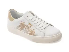 Pantofi sport REMONTE albi, D2J00, din piele naturala imagine