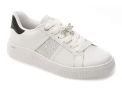 Pantofi sport REMONTE albi, D3E02, din piele naturala imagine
