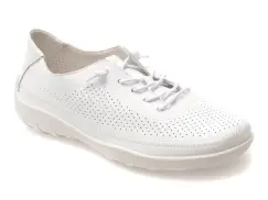 Pantofi sport REMONTE albi, R3521, din piele naturala imagine