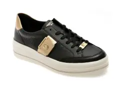 Pantofi sport REMONTE negri, D1C07, din piele naturala imagine