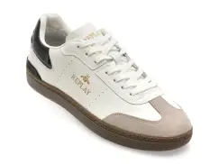 Pantofi sport REPLAY albi, GMSD7, din piele naturala imagine