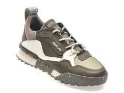 Pantofi sport REPLAY gri, GMS1P, din material textil imagine