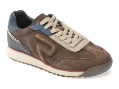 Pantofi sport REPLAY maro, MSIB02L, din piele intorasa imagine