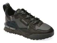 Pantofi sport REPLAY negri, MS1P45L, din piele naturala imagine