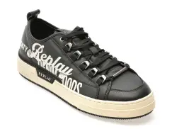 Pantofi sport REPLAY negri, MZ6R12T, din material textil imagine