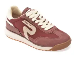 Pantofi sport REPLAY visinii, WSIC01T, din material textil si piele naturala imagine