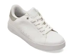 Pantofi sport RIEKER albi, 41902, din piele naturala imagine