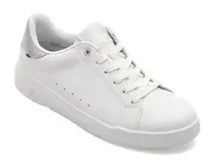 Pantofi sport RIEKER albi, 41902, din piele naturala imagine