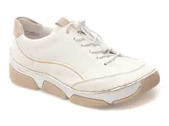 Pantofi sport RIEKER albi, 45969, din piele ecologica imagine
