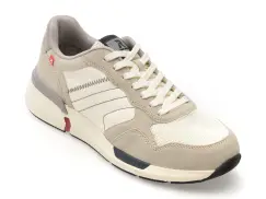 Pantofi sport RIEKER albi, U1401, din material textil imagine