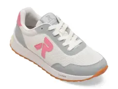 Pantofi sport RIEKER albi, W2404, din material textil imagine