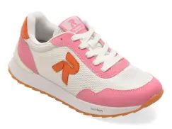 Pantofi sport RIEKER albi, W2404, din material textil imagine