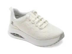 Pantofi sport RIEKER albi, W2701, din material textil imagine