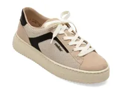 Pantofi sport RIEKER bej, N9900, din material textil imagine