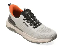 Pantofi sport RIEKER gri, 6153, din material textil imagine