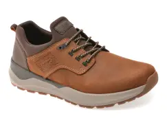 Pantofi sport RIEKER maro, 6050, din piele naturala imagine