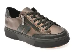 Pantofi sport RIEKER maro, M7711, din piele naturala imagine