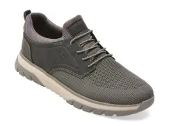 Pantofi sport RIEKER negri, B9352, din material textil imagine