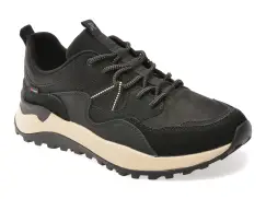 Pantofi sport RIEKER negri, U1301, din piele naturala imagine