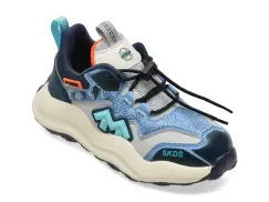 Pantofi sport SELECTION KIDS albastri, W986, din piele ecologica imagine