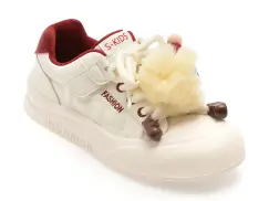 Pantofi sport SELECTION KIDS albi, 120712, din piele ecologica imagine