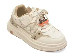Pantofi sport SELECTION KIDS bej, 61089, din piele ecologica imagine
