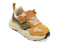 Pantofi sport SELECTION KIDS galbeni, W325, din material textil imagine