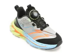 Pantofi sport SELECTION KIDS gri, 1004, din piele ecologica imagine