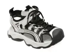 Pantofi sport SELECTION KIDS gri, 12077, din material textil imagine