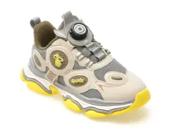 Pantofi sport SELECTION KIDS gri, 8076, din material textil imagine