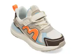 Pantofi sport SELECTION KIDS gri, W165, din material textil imagine