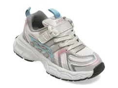 Pantofi sport SELECTION KIDS gri, W176, din piele ecologica imagine