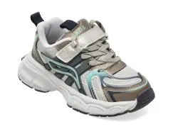 Pantofi sport SELECTION KIDS gri, W176, din piele ecologica imagine