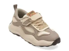 Pantofi sport SELECTION KIDS gri, W313, din material textil imagine