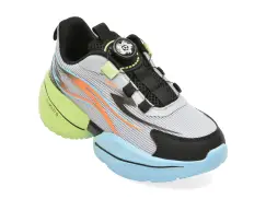 Pantofi sport SELECTION KIDS gri, W616, din material textil imagine