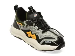 Pantofi sport SELECTION KIDS gri, W986, din piele ecologica imagine