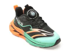 Pantofi sport SELECTION KIDS negri, 1004, din material textil imagine