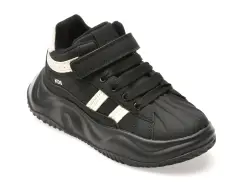 Pantofi sport SELECTION KIDS negri, 23178M, din piele ecologica imagine