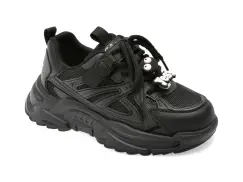 Pantofi sport SELECTION KIDS negri, 2510, din material textil imagine