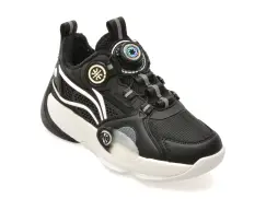 Pantofi sport SELECTION KIDS negri, 25839, din material textil imagine