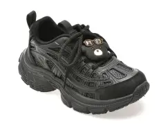 Pantofi sport SELECTION KIDS negri, 2585, din material textil imagine