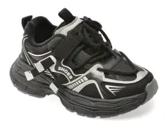 Pantofi sport SELECTION KIDS negri, 532208, din piele ecologica imagine