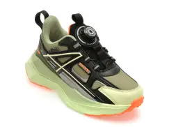 Pantofi sport SELECTION KIDS negri, 8038, din piele ecologica imagine