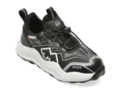 Pantofi sport SELECTION KIDS negri, W986, din piele ecologica imagine