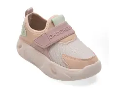 Pantofi sport SELECTION KIDS roz, W558, din material textil imagine